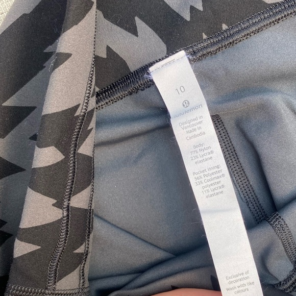 Lululemon High Rise Wunder Under 25” Size 10 - Picture 4 of 4